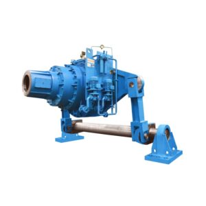 5 Stages Inline Type Planetary Gearbox With Hollow Output Shaft With Torque Arm